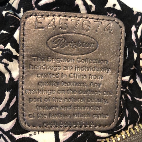 Brighton Purse Vintage Black Nylon Leather Zip Pockets Card Slot Key Hook - Picture 5 of 8